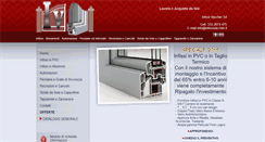 Desktop Screenshot of infissivaccher.it